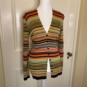 M Missoni v neck button down sweater